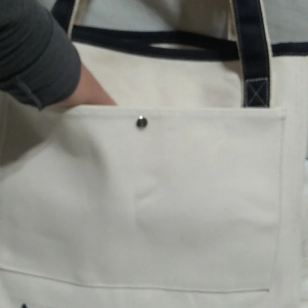 SALE! Lands End Thick Canvas Tote Gently Used (#28) - Picture 4 of 14